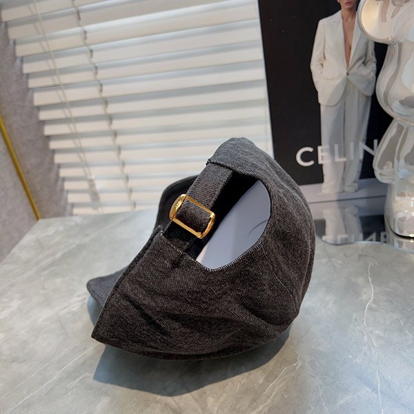 セリーヌ c キャップ ブランド イニシャル ベースボールキャップ コピー / コットン マリン Cew39340